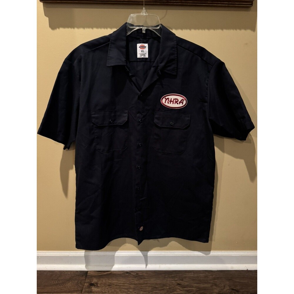 NWOT - NHRA Mens Dickie Race Shirt- Burnin Rubber since 1951 Size XL